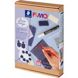 FIMO soft Kit de pte  modeler Denim design  cuire au four