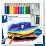 STAEDTLER kit de dessin Watercolour design Journey,18 pices