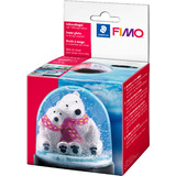FIMO boule de neige, rond, diamètre: 90 mm, hauteur: 75 mm