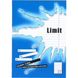 LANDR cahier "LIMIT" A4, linature 27 / 9 mm lign