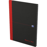 Oxford bloc-notes Black n' red -  reliure, A4, lign