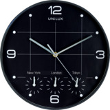 UNiLUX horloge murale  quartz "ON TIME", diamtre: 305 mm