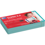 Oxford fiches "Flash 2.0", 75 x 125 mm, lign, menthe