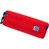 Oxford trousse ronde, polyester, rond, grand, rouge