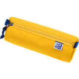 Oxford trousse ronde, polyester, rond, grand, jaune