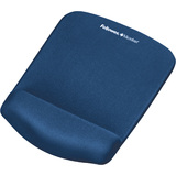 Fellowes repose-poignet PlushTouch avec tapis de souris,bleu
