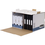 Fellowes caisse d'archives bankers Box, blanc/bleu