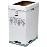 Fellowes bankers BOX system collecteur de recyclage, blanc