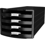 HAN module de rangement IMPULS 2.0, 4 tiroirs ouverts, noir