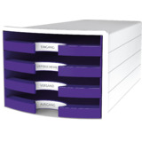 HAN module de rangement IMPULS 2.0, 4 tiroirs ouverts, blanc