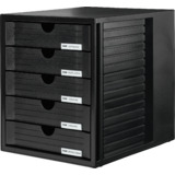 HAN module de classement SYSTEMBOX, 5 tiroirs, noir