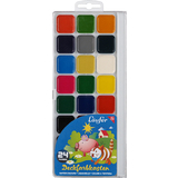 Lufer Bote de pastilles de peinture, 24 couleurs