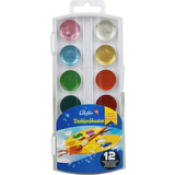 Lufer Bote de peinture en pastille, plastique,8+4 couleurs