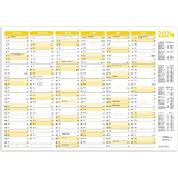 RNK verlag Tafelkalender 2026, din A4 quer, 250 g/qm Karton