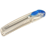 NT cutter iL-120P, botier en plastique, bleu-transparent