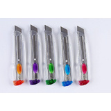 NT cutter iL-120-P, botier en plastique, rouge-transparent