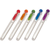 NT cutter iA-120P, botier en plastique, rouge-transparent