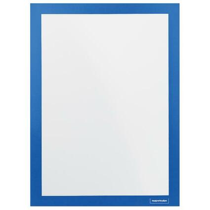 magnetoplan Cadre d'affichage magnetofix, A4, bleu