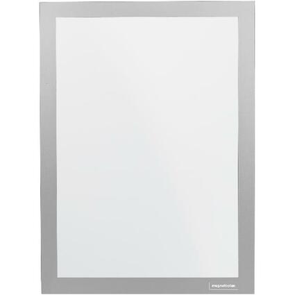 magnetoplan Cadre d'affichage magnetofix, A6, argent