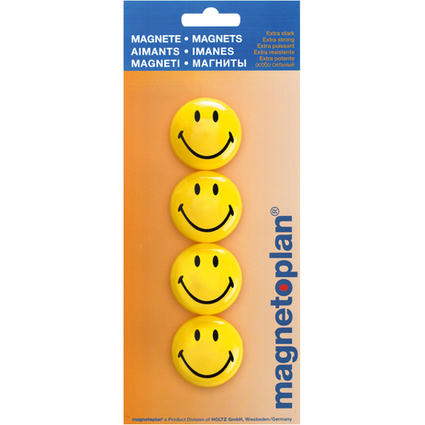 magnetoplan Aimants "Smiley", diamtre: 40 mm
