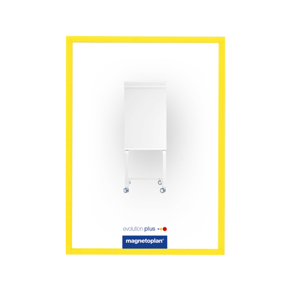magnetoplan Cadre d'affichage magntique magnetofix, A4