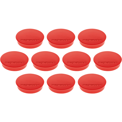magnetoplan Discofix aimant rond "standard", rouge