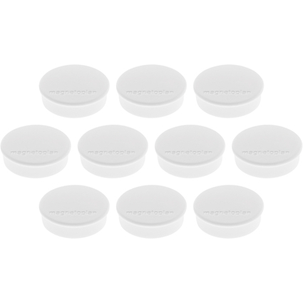 magnetoplan Discofix aimant rond "hobby", blanc