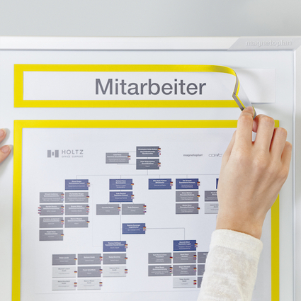 magnetoplan Cadre d'affichage magntique magnetofix TOPSIGN