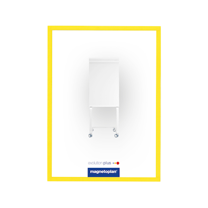 magnetoplan Cadre d'affichage magntique magnetofix, A4