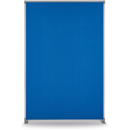 magnetoplan Cloison de sparation, en textile, bleu, cadre