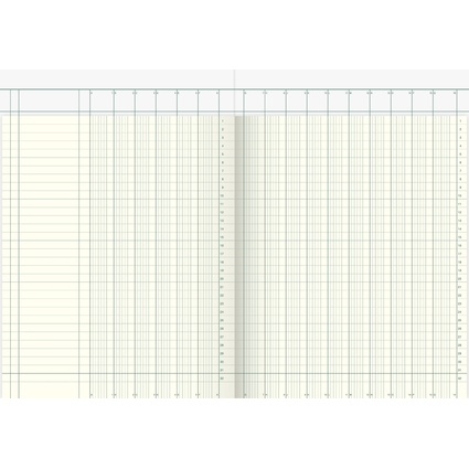KNIG & EBHARDT Livre  colonne A4, 16 colonnes, 40 feuilles