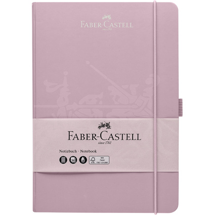 FABER-CASTELL Carnet, A5, quadrill, rose