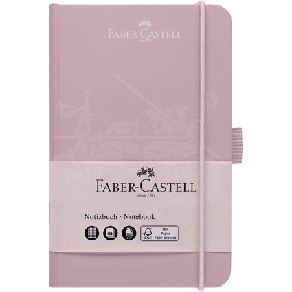 FABER-CASTELL Carnet, A6, quadrill, rose