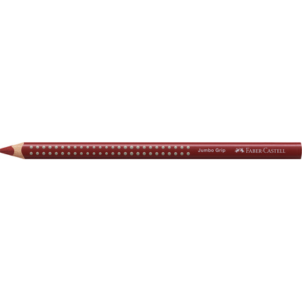 FABER-CASTELL Crayons couleur JUMBO GRIP, rouge indien