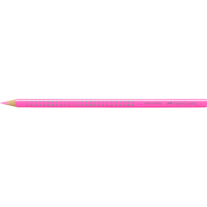 FABER-CASTELL Crayon couleur triangulaire Color GRIP, rose