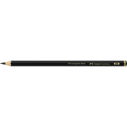 FABER-CASTELL Crayon graphite PITT GRAPHITE Matt, duret 8B