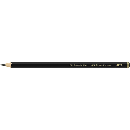 FABER-CASTELL Crayon graphite PITT GRAPHITE Matt, duret 14B
