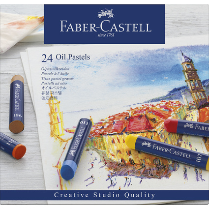 FABER-CASTELL Pastel  l'huile STUDIO QUALITY, tui de 24