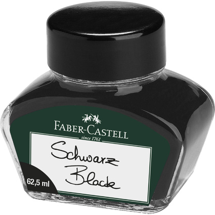 FABER-CASTELL Flacon d'encre, contenu: 62,5 ml, noir