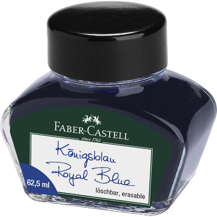 FABER-CASTELL Flacon d'encre, contenu: 62,5 ml, bleu roy