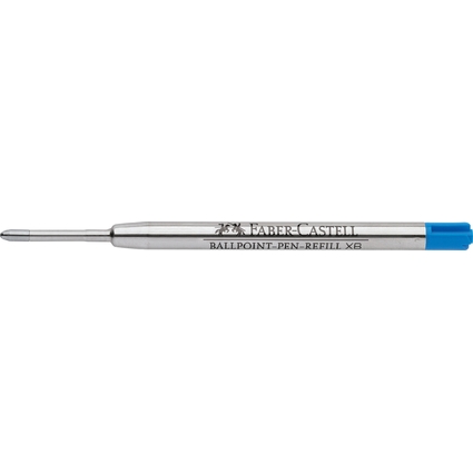 FABER-CASTELL Recharge pour stylo  bille XB, bleu