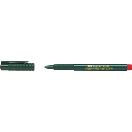 FABER-CASTELL Stylo feutre extra-fin FINEPEN 1511, rouge