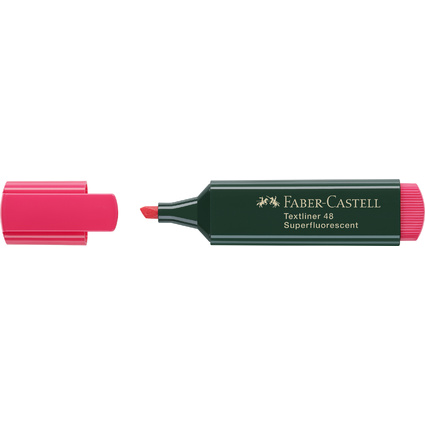 FABER-CASTELL Surligneur TEXTLINER 48 REFILL, rouge