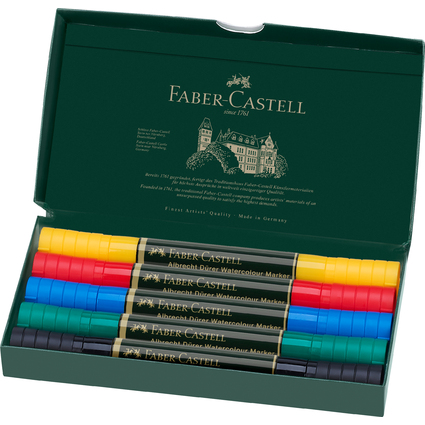 FABER-CASTELL Marqueur aquarelle ALBRECHT DRER, tui de 5