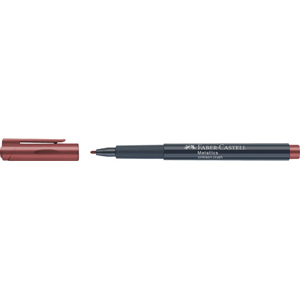 FABER-CASTELL Marqueur Metallics, rouge