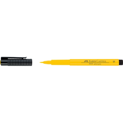FABER-CASTELL Feutre PITT artist pen, jaune de cadmium