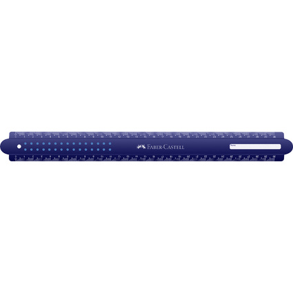 FABER-CASTELL Rgle DOTS, 300 mm, assorti