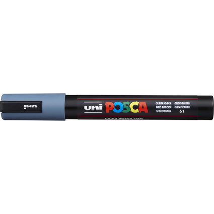 POSCA Marqueur  pigment PC-5M, gris ardoise
