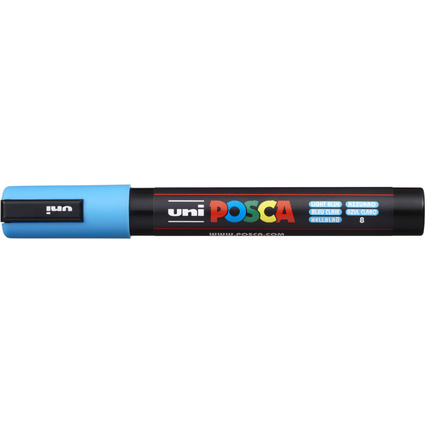 POSCA Marqueur  pigment PC-5M, bleu clair