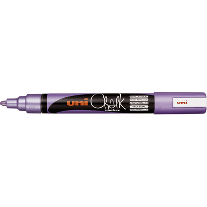 uni-ball Marqueur craie Chalk marker PWE5M violet mtallique